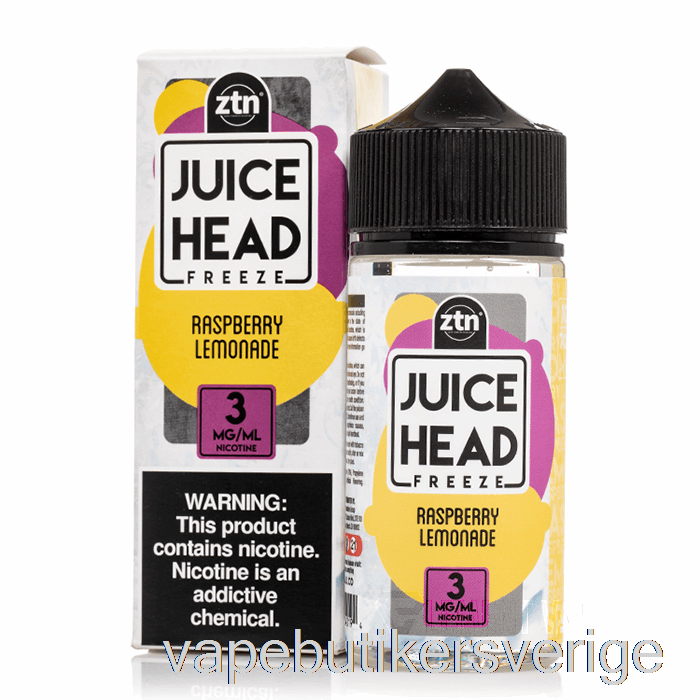 Vape Sverige Frys Hallon Lemonad - Juicehuvud - 100ml 0mg